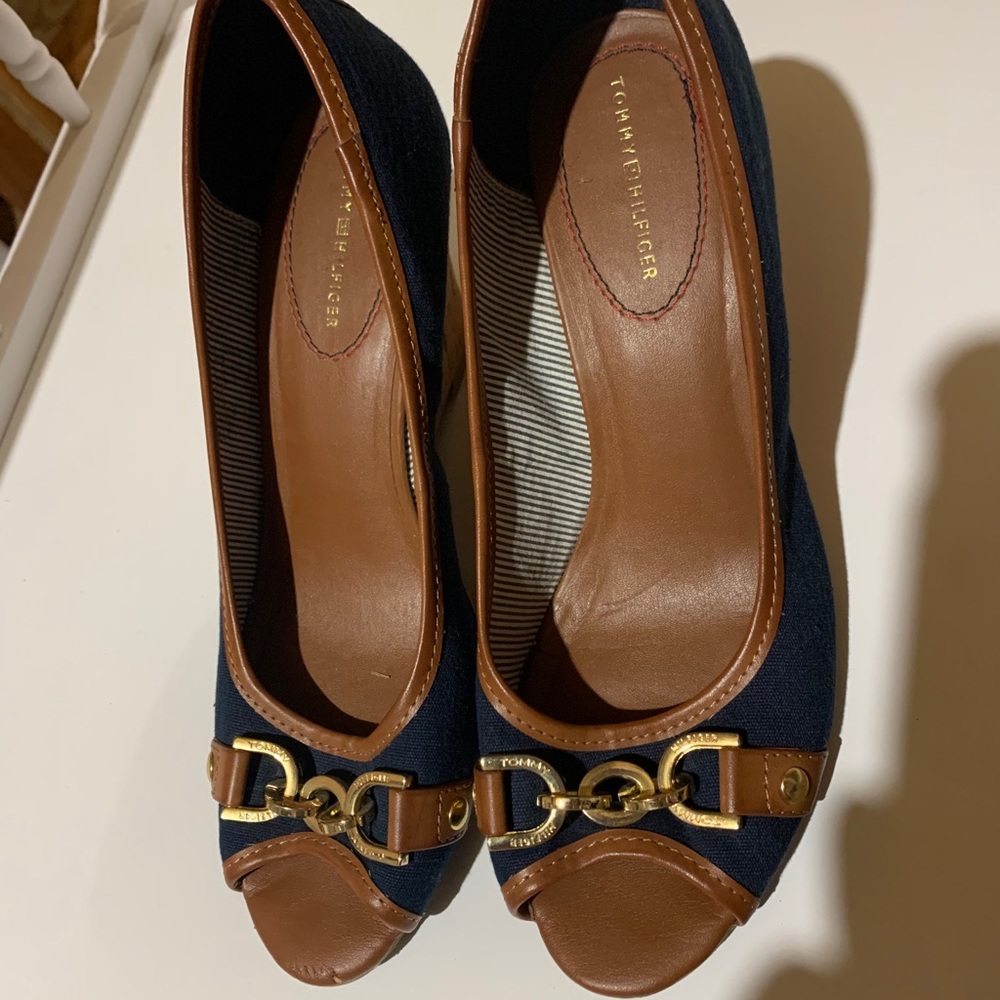 Tommy Hilfiger Nautical Wedge Heels